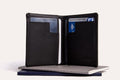 Kiko Slim Bifold Wallet handcrafted leather with 2 card slots and quick-access pocket