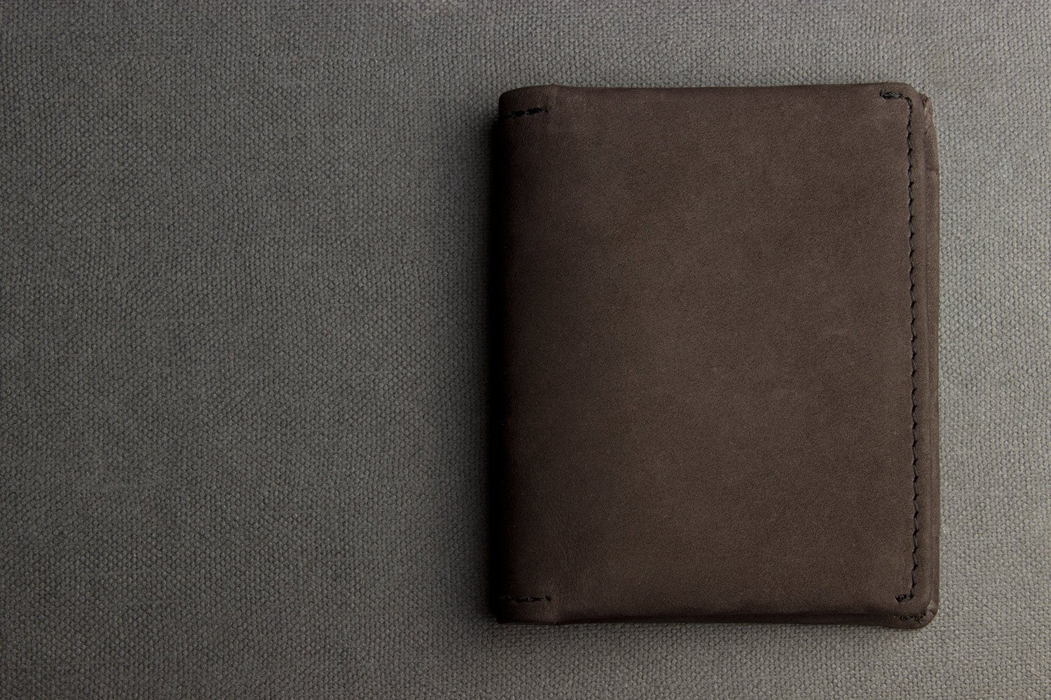 Kiko Slim Bifold Wallet handcrafted leather with 2 card slots and quick-access pocket