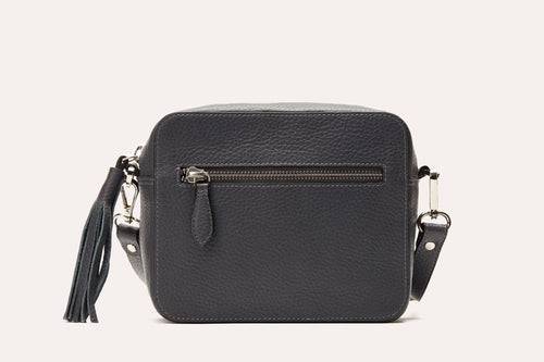 Loveable Crossbody Bag made of genuine pebble leather with adjustable strap and internal card slots