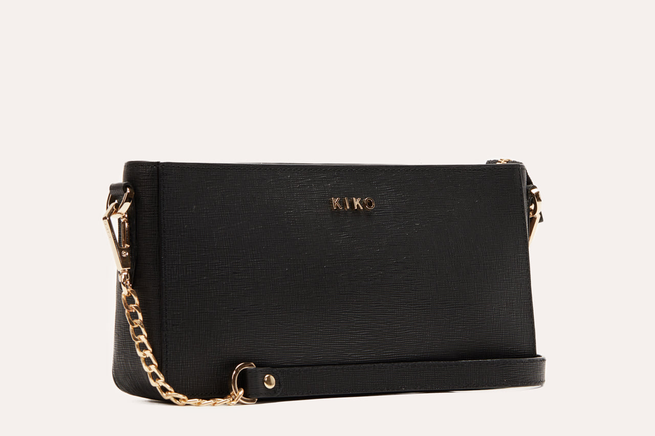 Kiko Ritzy Two In One Bag in genuine Saffiano leather with removable straps and multiple pockets