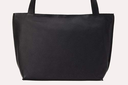 Kiko On The Go Tote Bag genuine leather with top zip closure and internal pockets
