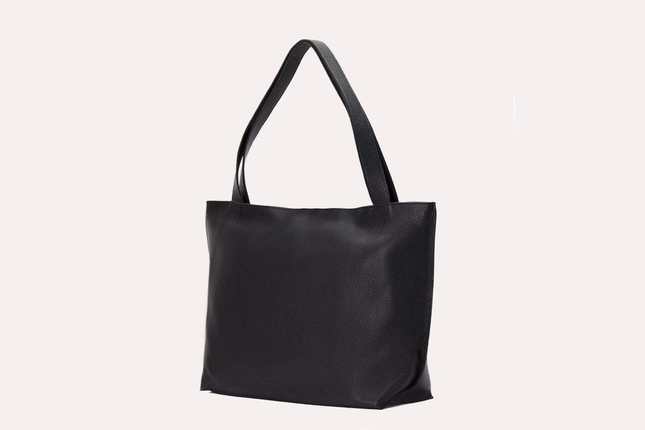 Kiko On The Go Tote Bag genuine leather with zip closure and organized interior pockets