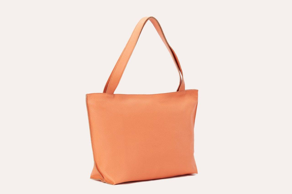 Kiko On The Go Tote Bag genuine leather with zip closure and organized interior pockets