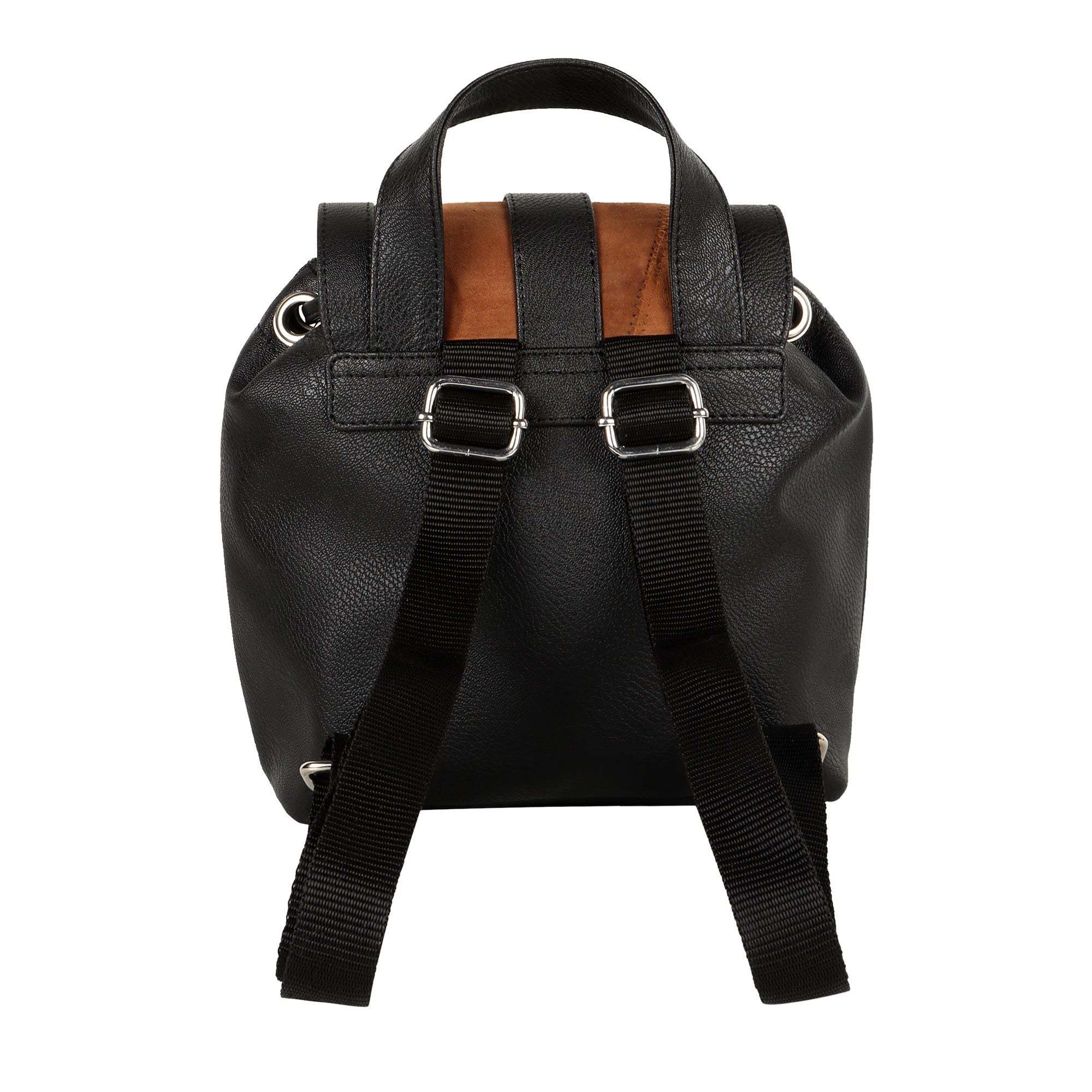 Vann & Co Melanie brown leather mini backpack made from upcycled materials and reclaimed leather