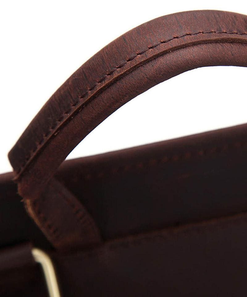 Steel Horse Leather The Gyda vintage leather travel backpack with ergonomic straps and multiple compartments