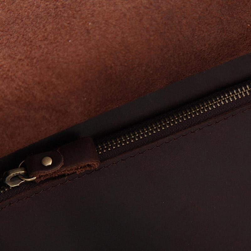 Steel Horse Leather The Gyda vintage leather travel backpack with adjustable straps and secure compartments