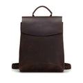 Steel Horse Leather The Gyda vintage leather travel backpack with adjustable straps and multiple pockets