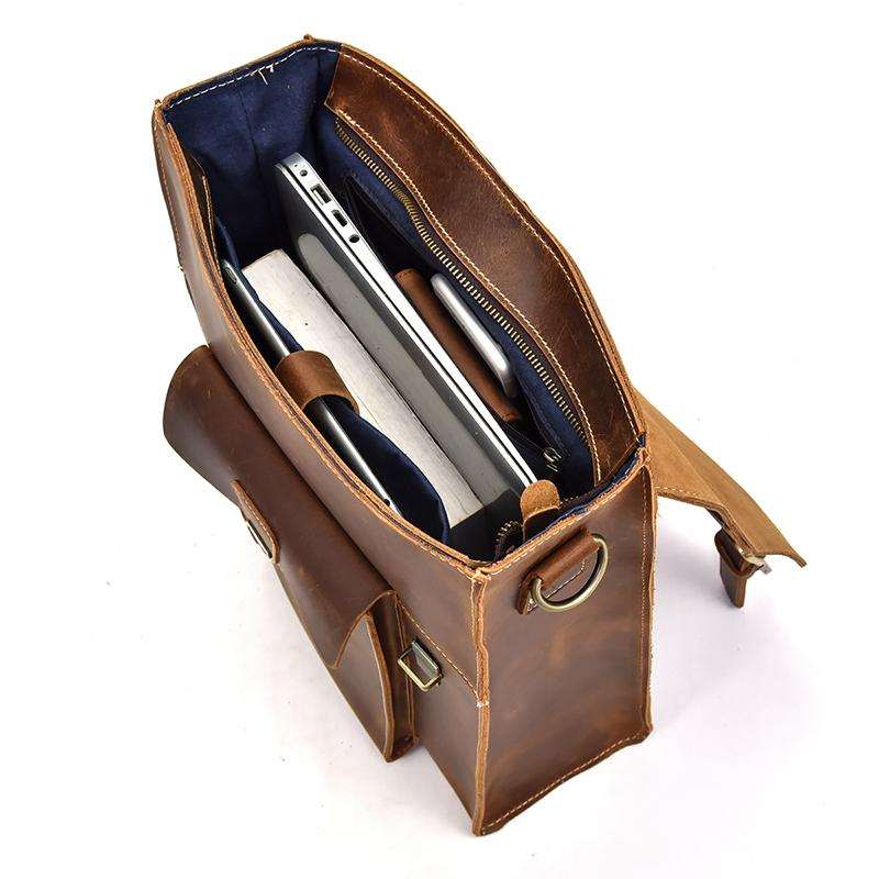 Vali Backpack handmade vintage crazy horse leather stylish high-quality durable leather backpack