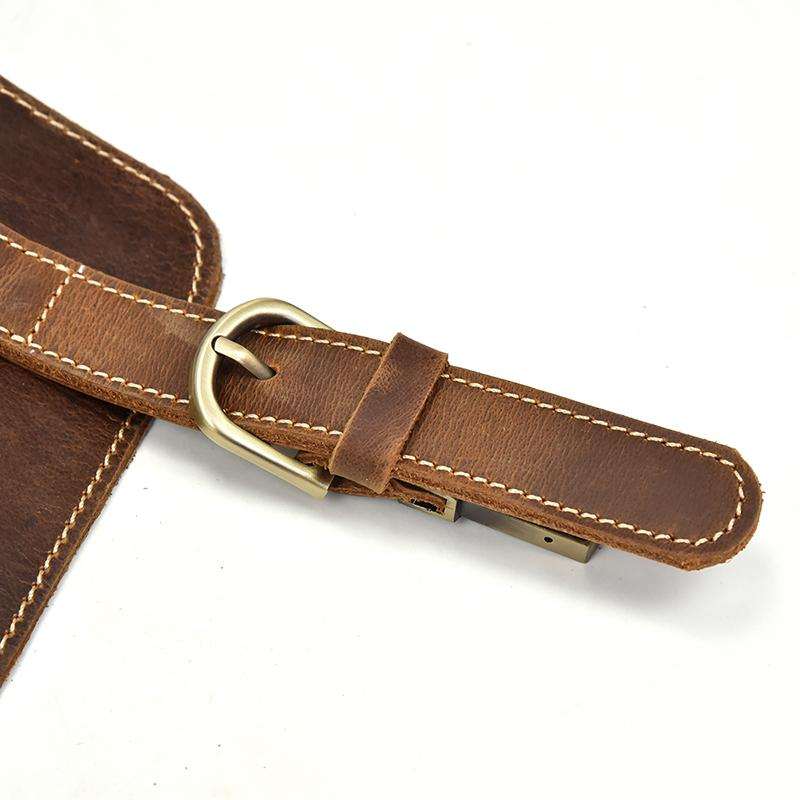 Vali Backpack handmade vintage leather with spacious compartments and adjustable straps
