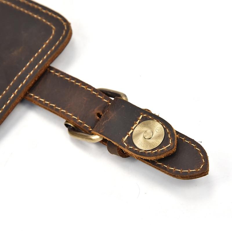 Freja Backpack handcrafted crazy horse leather backpack with multiple compartments and adjustable straps