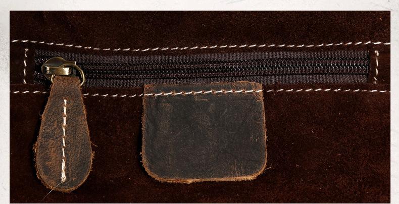 Thorsen Backpack handmade genuine leather vintage-style backpack with multiple compartments and adjustable straps